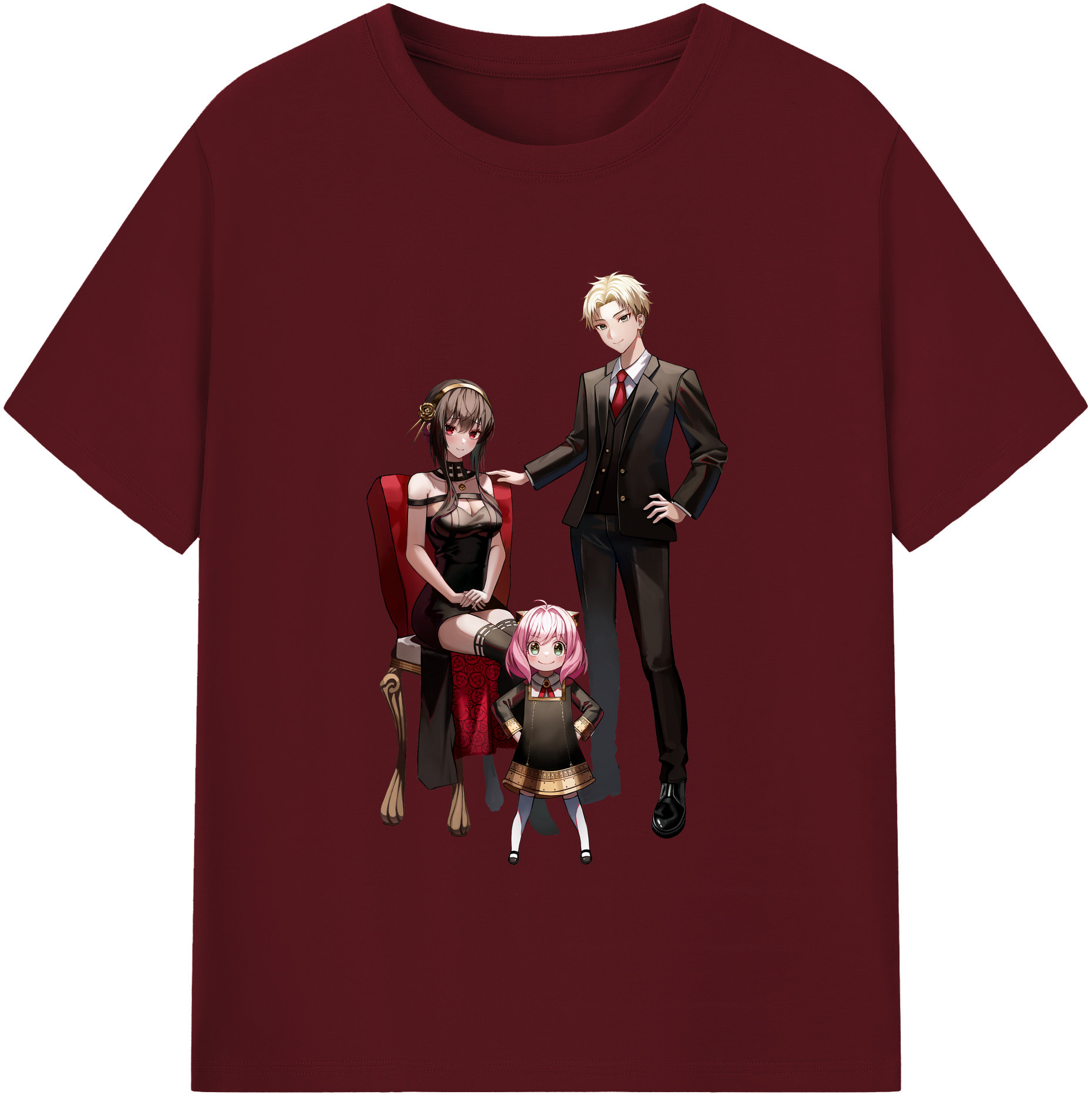 （画像用） SPY×FAMILY间谍家家酒 綿100％半袖Tシャツ（フロントプリント）